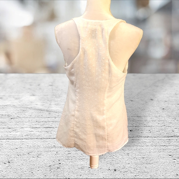Attention white lined dressy tank size S - Picture 6 of 10